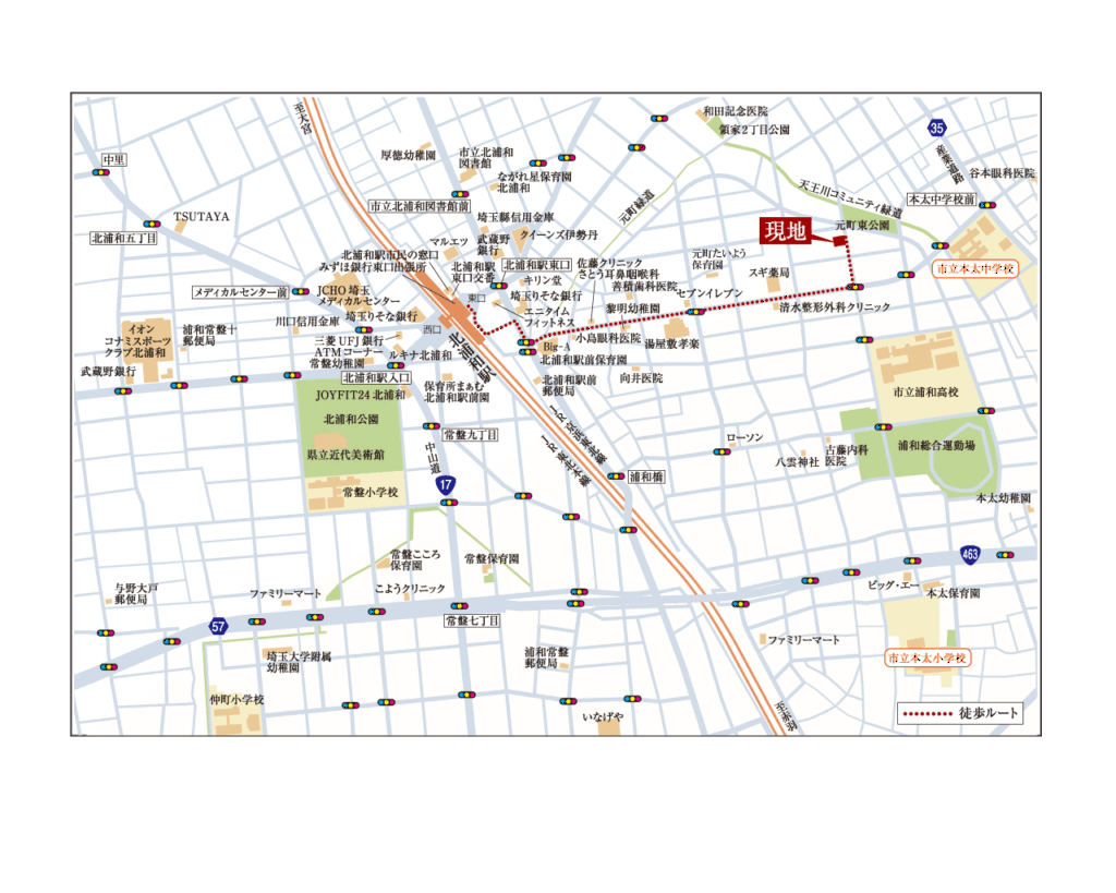 グリーンガーデン浦和元町２期　案内図