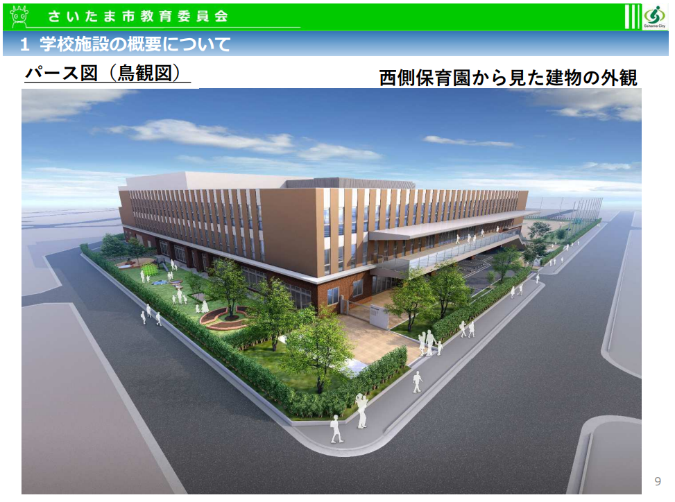 大和田小学校完成予想図